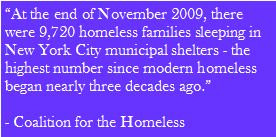 How do Homeless Families survive without the Advantage Program?