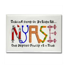Funny Psych Nurse Sayings Fridge Magnets