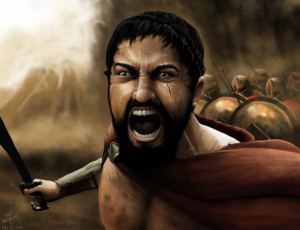 Leonidas from the movie 300 by Kinwii | Shadowness