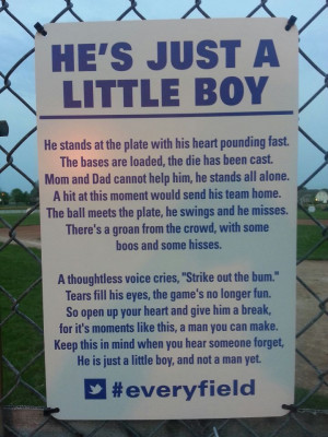Viral Inspirational Poem Spreads To Youth Baseball Fields Around The ...