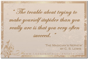 The Magician's Nephew' by C. S. Lewis