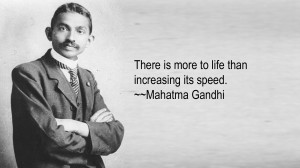 Life quote by Mahatma Gandhi