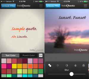 Change options and blur the background if you need.