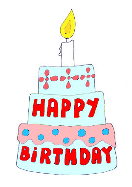 happy birthday cake clip art free