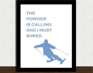 ... Art - Snowboarding Art - Winter Sports Print - Skier - Snowboarder