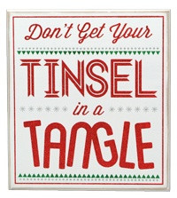 Fancy Box Sign - Tinsel Tangle