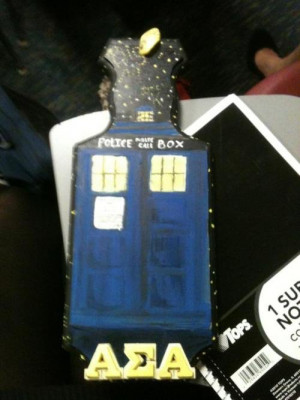 Custom Sorority Paddle for Alpha Sigma Alpha, Medium Straight Size