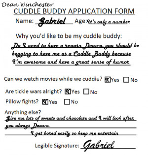 Cuddle Buddy Application Tumblr