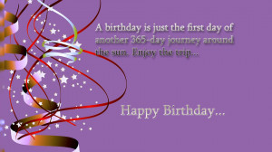 Happy birthday quotes on photo