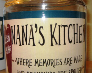 Grandma/Nana Cookie Jars Choose 1 of these for your special One
