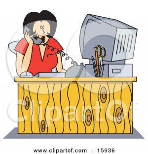 Poster, Art Print: Cartoon Disgusting Customer Support Worker by Ron ...