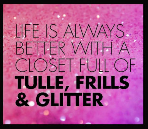 Glitter quote