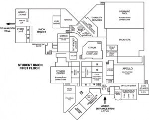 Wright State Student Union Map