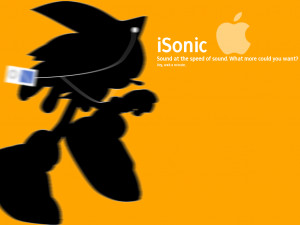 my CUSTOM MADE Ipod ad for Sonic Pictures, Images and Photos