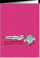 Chemo Treatment Over - Pediatric Cancer Patient Encouragement card ...