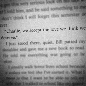 Perks Of Being A Wallflower Book Quotes book charlie quote