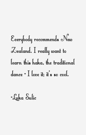 LUKA SULIC QUOTES