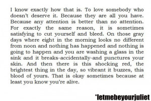 Most popular tags for this image include: cutting and depressed