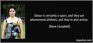 Dance Is Not a Sport Quote
