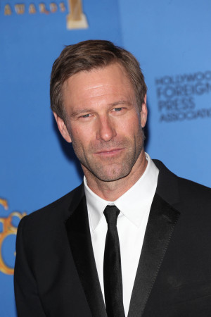 Aaron Eckhart 71st Annual Golden Globe Awards