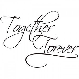 Design on Style 'Together Forever' Vinyl Wall Art Quote