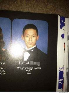 The dad who provided the perfect quote for this kid's yearbook. | 25 ...