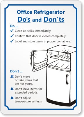 The Office Courtesy Series: Office Refrigerator Etiquette
