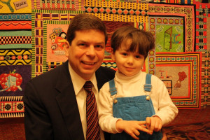 Senator Mark Begich With Child