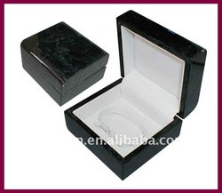 piano black lacquer finish jewelry bangle packing box