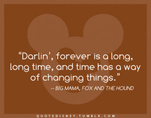 Disney Quote Big Mama Fox And The Hound Picture