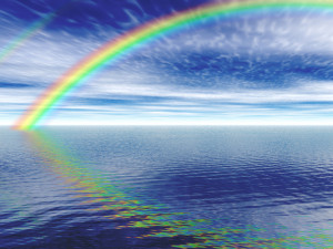 Rainbow-over-water