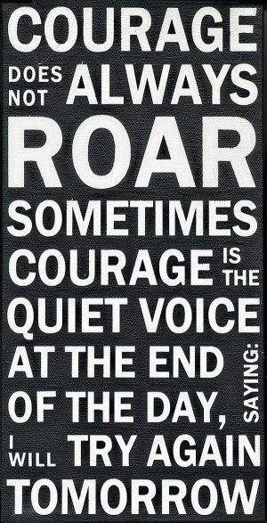 Courage Subway Art Canvas Graduation Quote. Encourage the graduate to ...