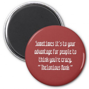 Funny Composer Quotes - Monk Refrigerator Magnet Funny Composer Quotes ...