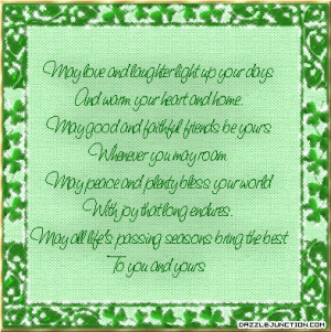 St Patricks Day Faithful Friends quote
