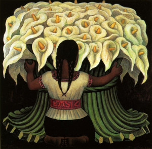 Flower Seller by Diego Rivera