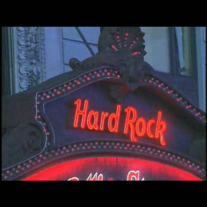 Hard Rock Cafe Guitar Neon
