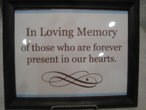 Need decorating Ideas for Memorial Candle display at reception