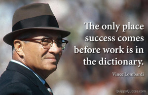 vince lombardi quote work success