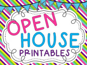 Open House Printables {Freebie}