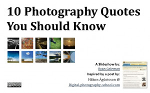 10 Photography Quotes that You Should Know