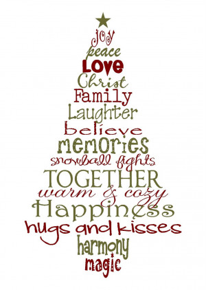 Christmas Sayings A christmas tree of memories