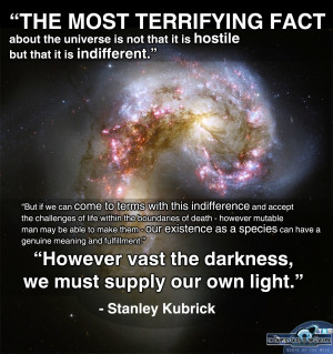The most terrifying fact about the universe…