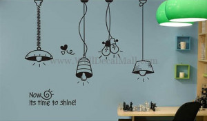Its Time To Shine Light Wall Decals