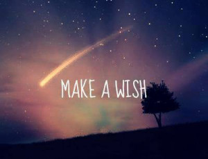 cute, quote, quotes, shooting star, sky, stars