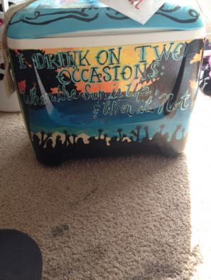 Beach Cooler, Drinking Quotes