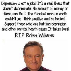 RIP Robin Williams #legend #depression #bipolar #stigma More