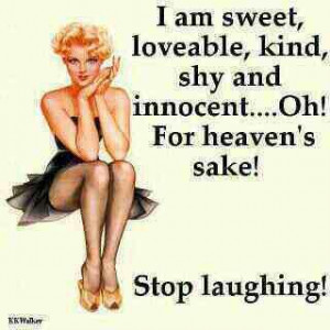 Oh, for heaven’s sake, stop laughing!