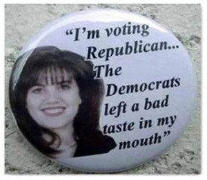 Monica Lewinsky Campaign Button