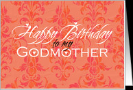 Happy Birthday godmother card - Product #136423