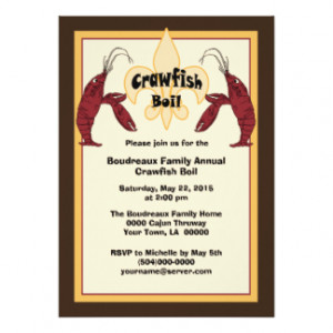 Cajun Crawfish Boil Invitations 5